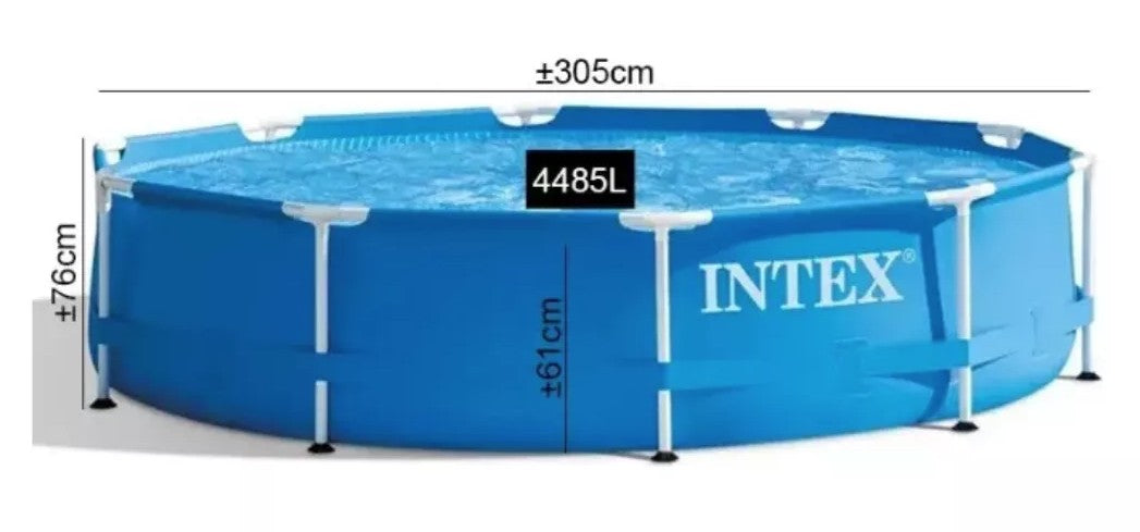 Piscina Estructural Redonda Intex 305 x 76 cm - Capacidad 4485 L